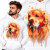 BLUZA Z KAPTUREM ZWIERZĘTA  GOLDEN RETRIEVER 1